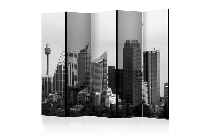 Rumsavdelare Skyscrapers in Sydney II 225x172 cm - Artgeist sp. z o. o. - Vikskärm - Rumsavdelare