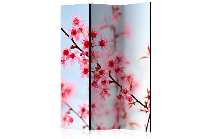 Rumsavdelare - Symbol of Japan - sakura flowers 135x172 - Artgeist sp. z o. o. - Vikskärm - Rumsavdelare