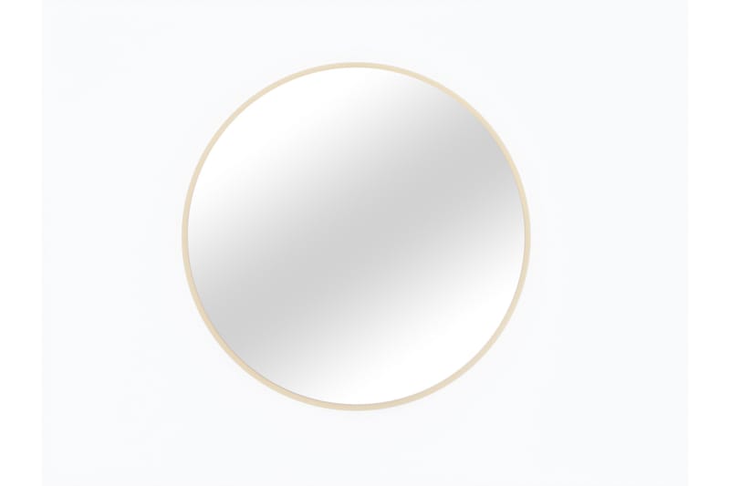 Gerbinie Vägghängd Spegel Rund 80 cm - Guld - Väggspegel - Hallspegel