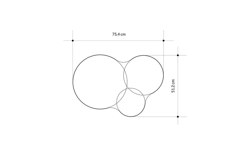 Gora Vägghängd Spegel Rund 75,4 cm - Svart - Inredning - Speglar - Väggspegel