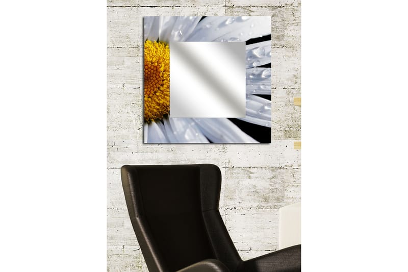 Armavir Dekorspegel 50x50 cm Flowers - Plexiglas/Flerfärgad - Väggspegel - Hallspegel