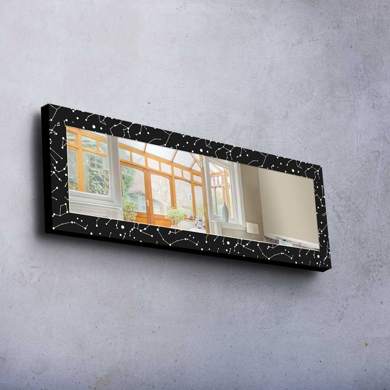 Dekorspegel 40x120 cm - Flerfärgad - Väggspegel - Hallspegel