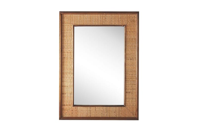 Iguala Spegel 54x74 cm - Ljust Trä - Väggspegel - Hallspegel