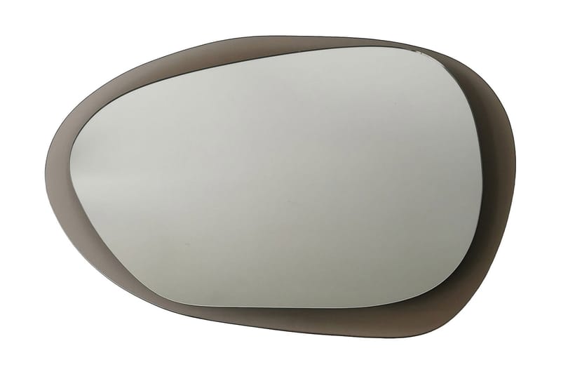Lepinas Väggspegel 75x55 cm - Brons/Härdat Glas - Väggspegel - Hallspegel