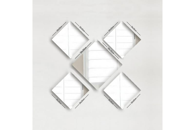 Sarata Spegel - Silver - Spegel med belysning - Väggspegel - Helkroppsspegel - Spegel med hylla - Hallspegel