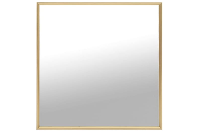 Spegel 50x50 cm guld - Guld - Väggspegel - Hallspegel