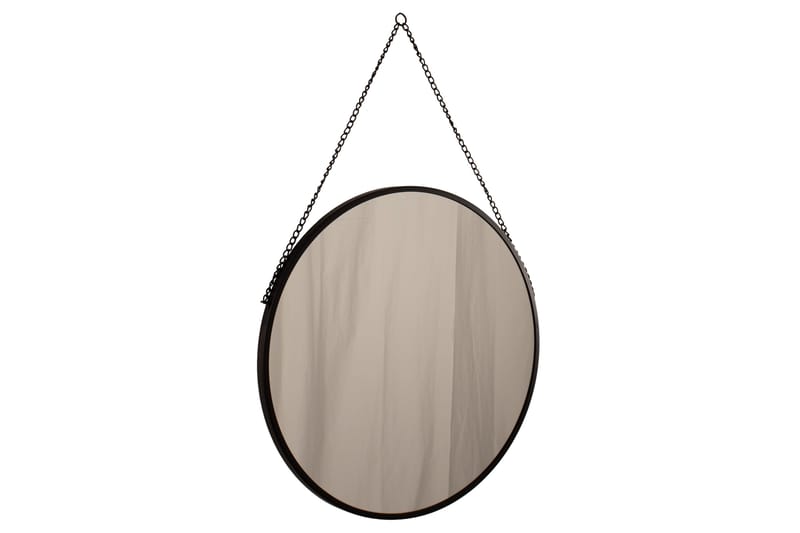 Spegel Svart - AG Home & Light - Spegel med belysning - Väggspegel - Helkroppsspegel - Spegel med hylla - Hallspegel