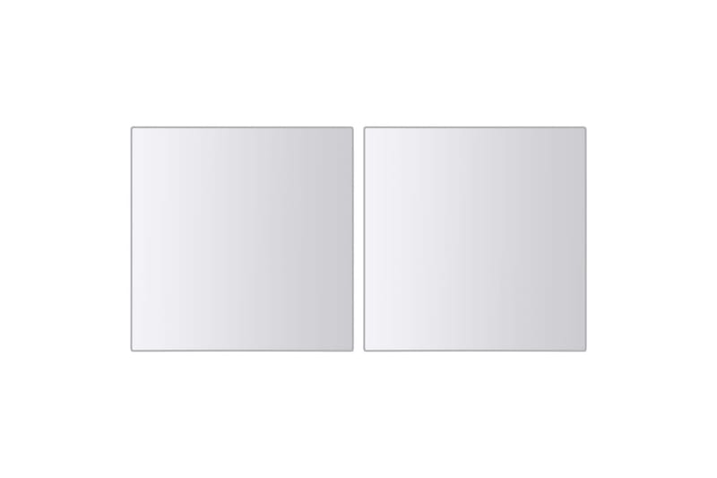 Spegelplattor 48 st fyrkantig spegelglas - Silver - Väggspegel - Hallspegel