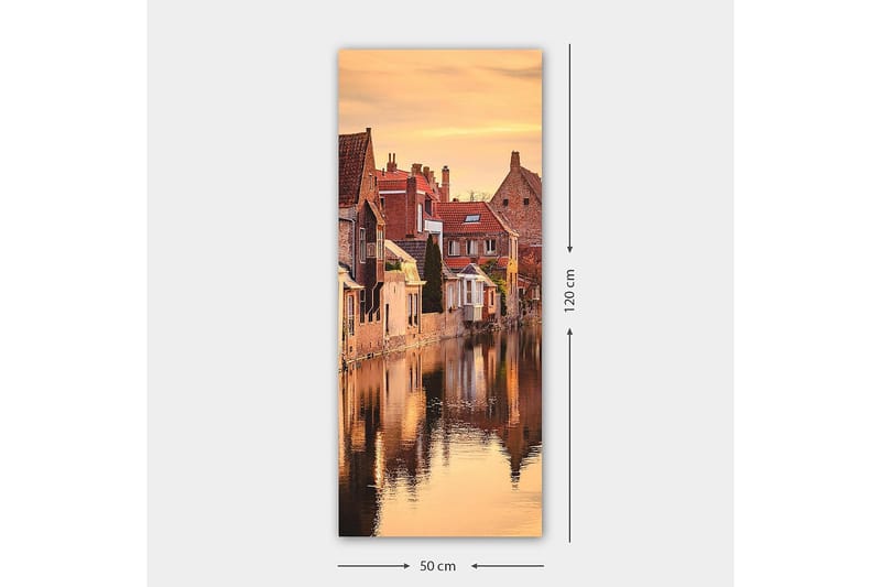 Canvastavla DKY Cities & Countries Flerfärgad - 50x120 cm - Canvastavlor