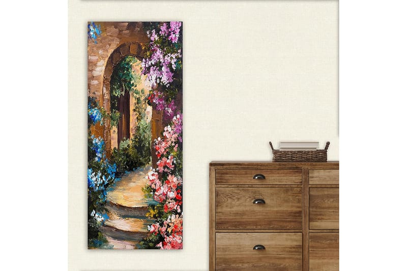 Canvastavla DKY Floral & Botanical Flerfärgad - 50x120 cm - Inredning - Tavlor & konst - Canvastavlor