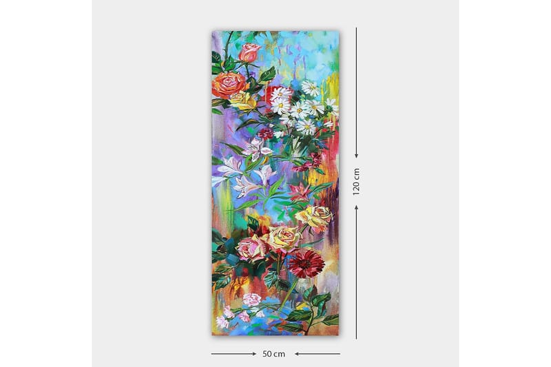 Canvastavla DKY Floral & Botanical Flerfärgad - 50x120 cm - Canvastavlor