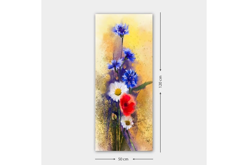 Canvastavla DKY Floral & Botanical Flerfärgad - 50x120 cm - Inredning - Tavlor & konst - Canvastavlor