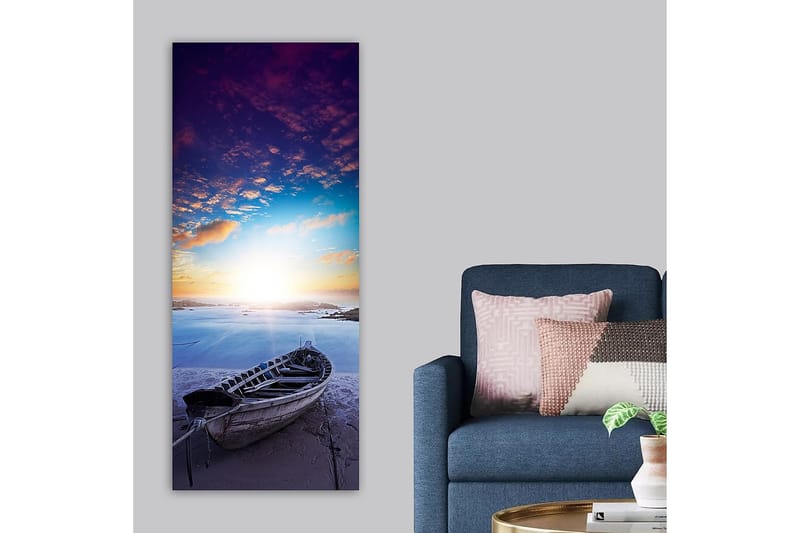 Canvastavla DKY Nautical & Beach Flerfärgad - 50x120 cm - Inredning - Tavlor & konst - Canvastavlor