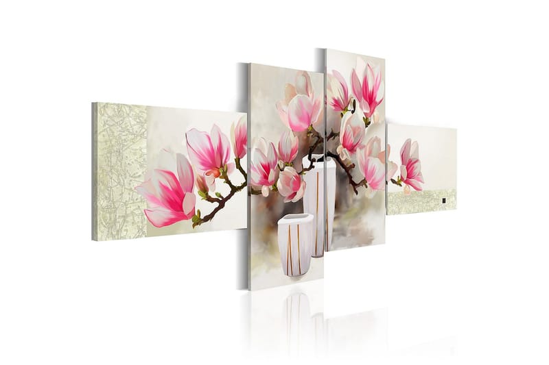 Canvastavla Fragrance of magnolias 100x45 cm - Artgeist sp. z o. o. - Inredning - Tavlor & konst - Canvastavlor