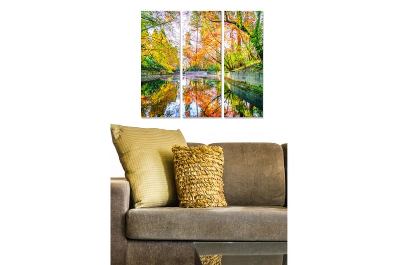 Canvastavla Scenic 3-pack Flerfärgad - 20x50 cm - Canvastavlor