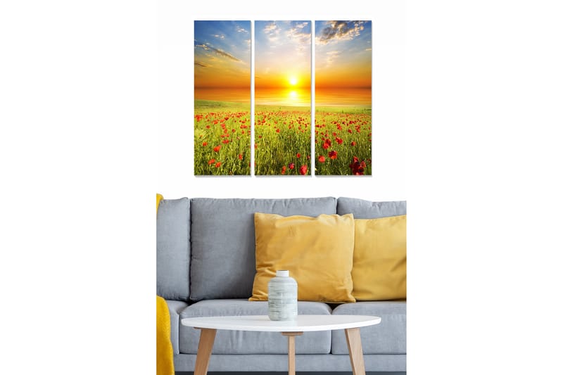 Canvastavla Scenic 3-pack Flerfärgad - 20x50 cm - Inredning - Tavlor & konst - Canvastavlor