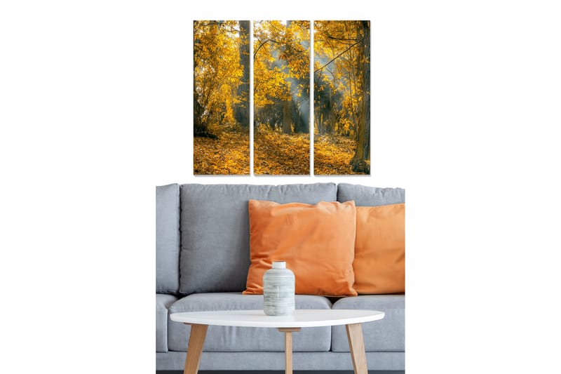 Canvastavla Scenic 3-pack Flerfärgad - 20x50 cm - Inredning - Tavlor & konst - Canvastavlor