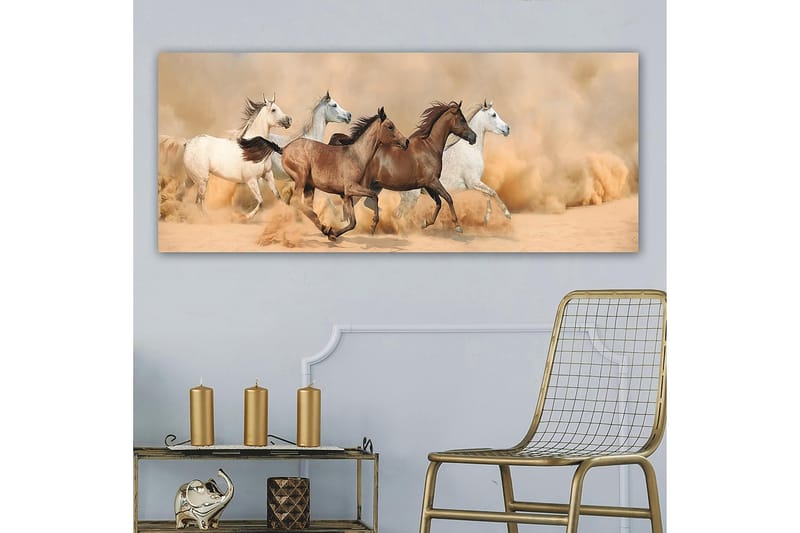 Canvastavla YTY Animals Flerfärgad - 120x50 cm - Canvastavlor