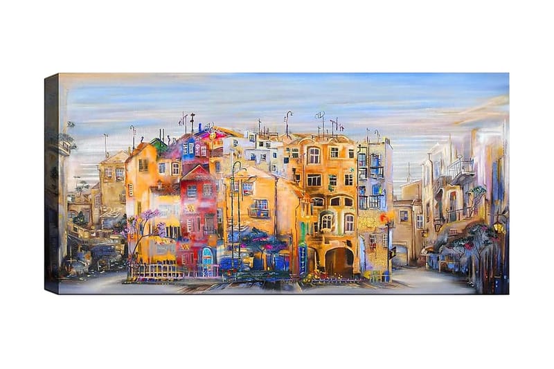 Canvastavla YTY Buildings & Cityscapes Flerfärgad - 120x50 cm - Canvastavlor