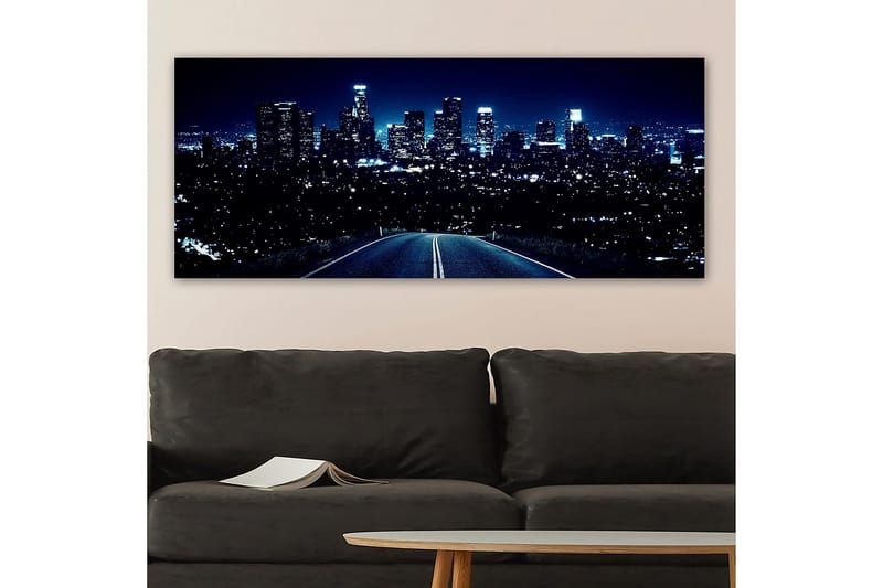 Canvastavla YTY Cities & Countries Flerfärgad - 120x50 cm - Canvastavlor