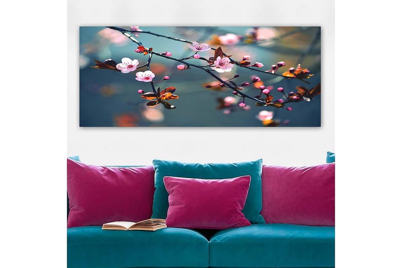 Canvastavla YTY Floral & Botanical Flerfärgad - 120x50 cm - Inredning - Tavlor & konst - Canvastavlor