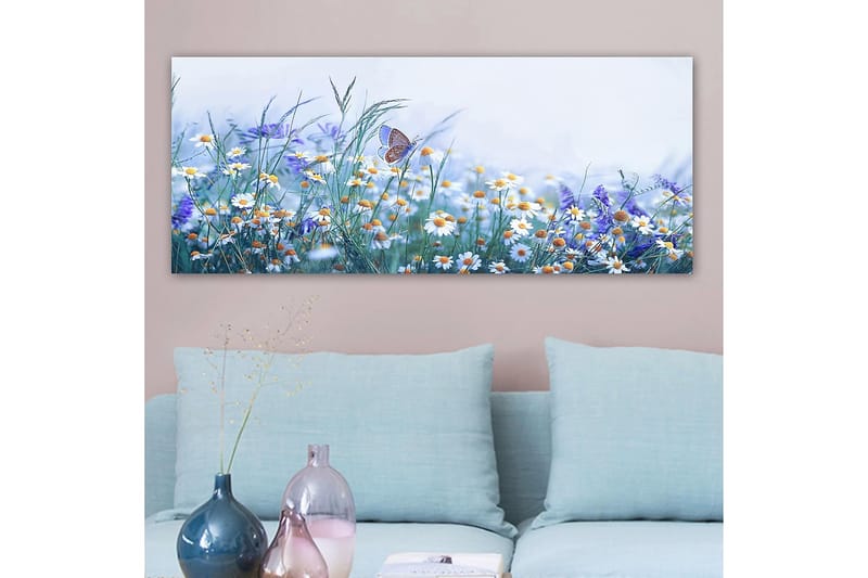 Canvastavla YTY Floral & Botanical Flerfärgad - 120x50 cm - Canvastavlor