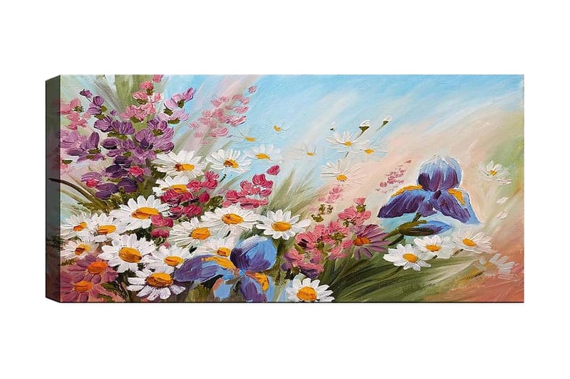 Canvastavla YTY Floral & Botanical Flerfärgad - 120x50 cm - Canvastavlor