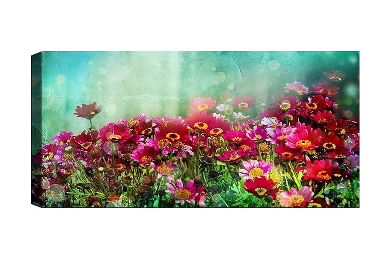 Canvastavla YTY Floral & Botanical Flerfärgad - 120x50 cm - Canvastavlor