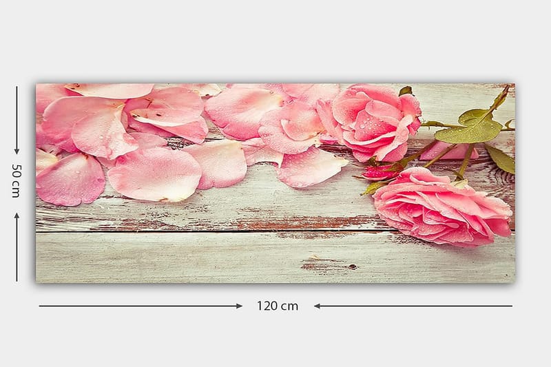 Canvastavla YTY Floral & Botanical Flerfärgad - 120x50 cm - Canvastavlor