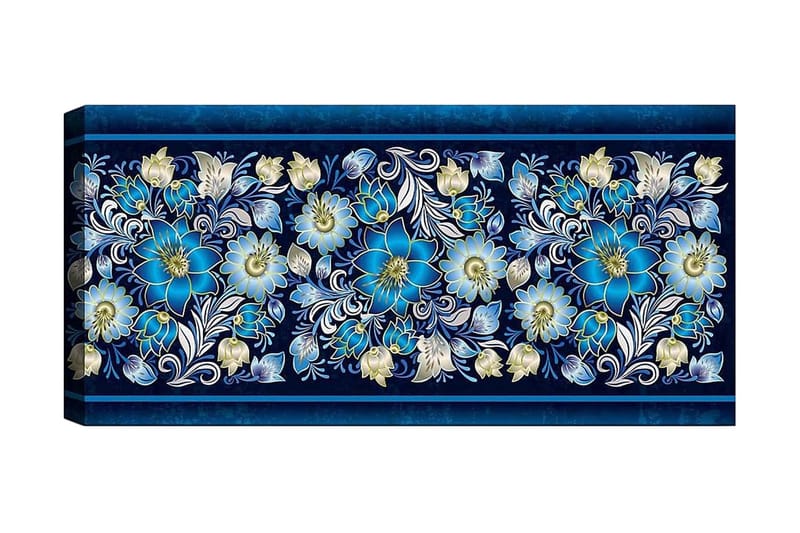 Canvastavla YTY Floral & Botanical Flerfärgad - 120x50 cm - Canvastavlor