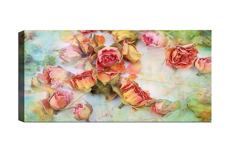 Canvastavla YTY Floral & Botanical Flerfärgad - 120x50 cm - Canvastavlor