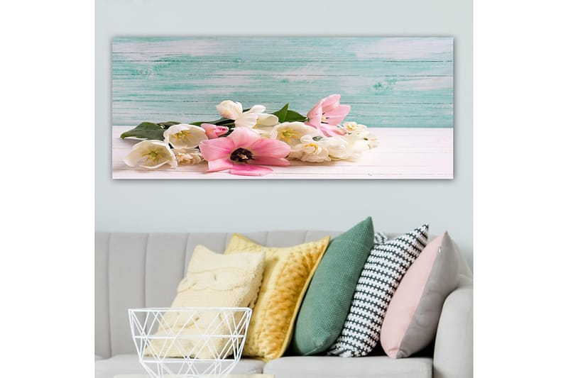 Canvastavla YTY Floral & Botanical Flerfärgad - 120x50 cm - Canvastavlor