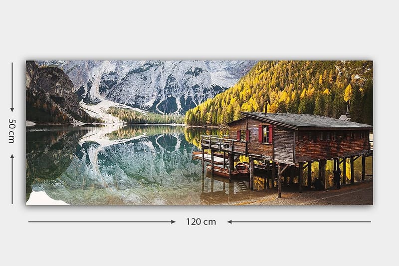 Canvastavla YTY Landscape & Nature Flerfärgad - 120x50 cm - Canvastavlor