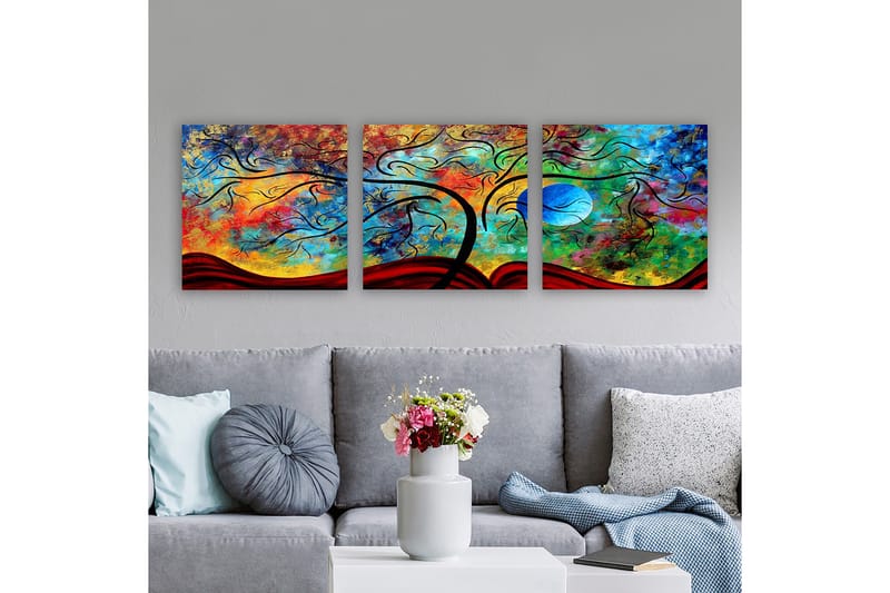Decorative Canvas Painting (3 Pieces) 30x30 - Canvastavlor