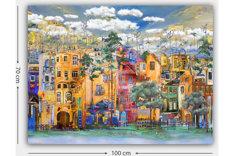 Decorative Canvas Painting 70x100 - Inredning - Tavlor & konst - Canvastavlor