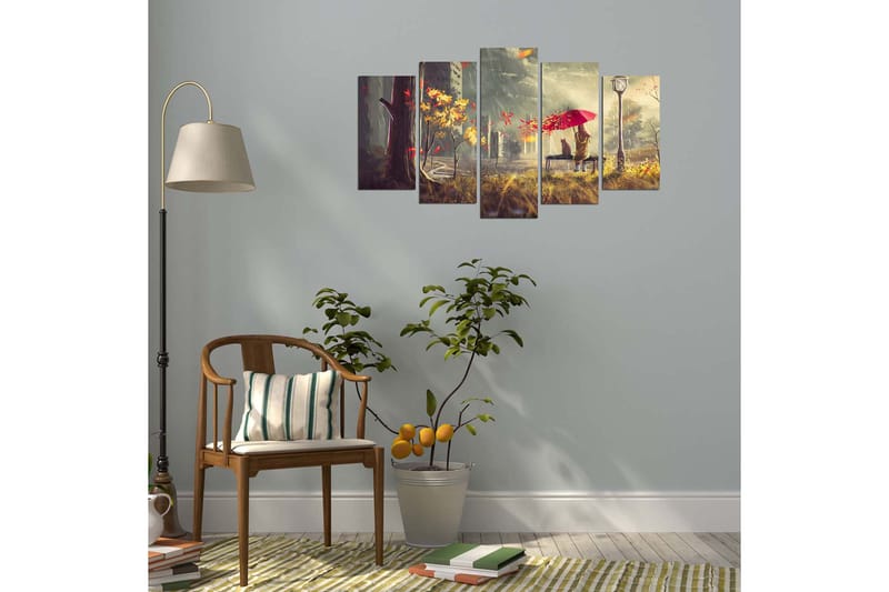 Decorative MDF Painting (5 Pieces) 20x60 - Canvastavlor