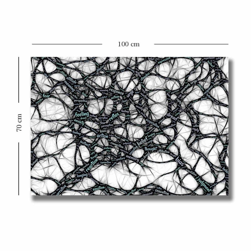 Dekorativ Canvastavla 70x100 cm - Flerfärgad - Inredning - Tavlor & konst - Canvastavlor