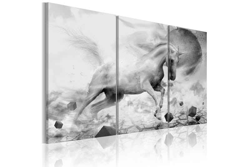 Tavla A unicorn on the edge of the world 90x60 - Artgeist sp. z o. o. - Canvastavlor