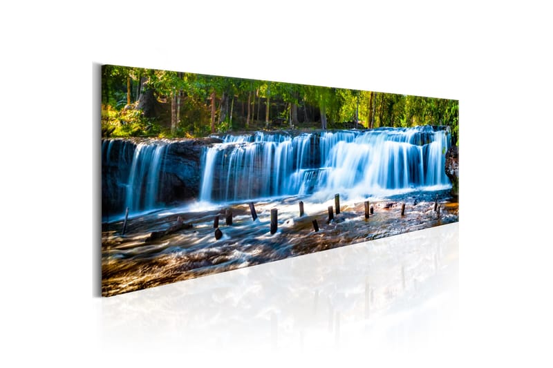 Tavla Beautiful Waterfall 120x40 - Artgeist sp. z o. o. - Canvastavlor