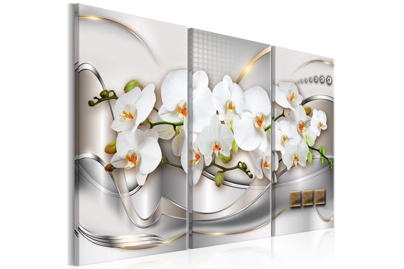 Tavla Blooming Orchids 120x80 - Artgeist sp. z o. o. - Canvastavlor