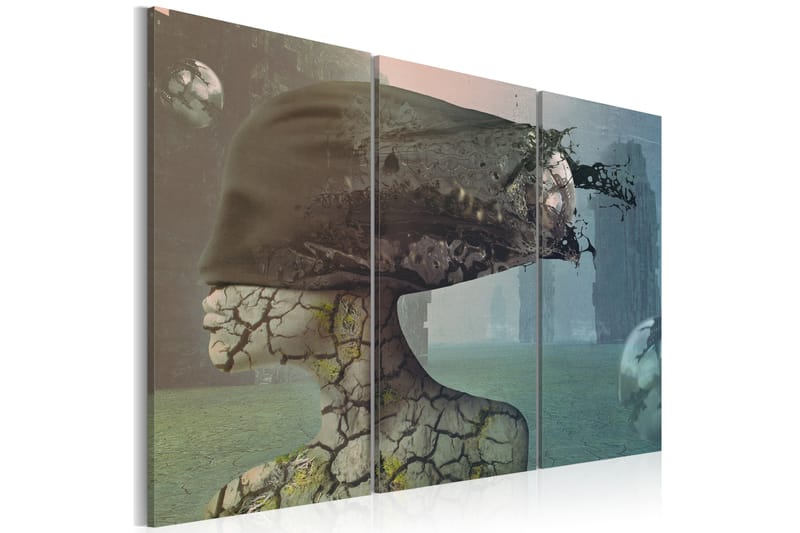 Tavla Brainstorm triptych 90x60 - Artgeist sp. z o. o. - Canvastavlor