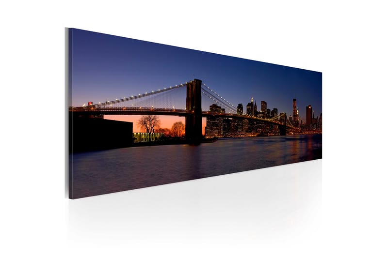 Tavla Brooklyn Bridge panorama 135x45 - Artgeist sp. z o. o. - Canvastavlor