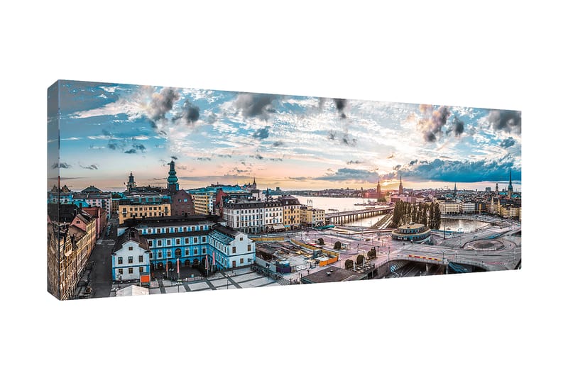 Tavla Canvas Slussen, Stockholm - 60x150 cm - Canvastavlor