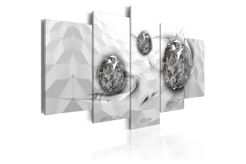 Tavla Immersed Silver 100x50 - Artgeist sp. z o. o. - Canvastavlor