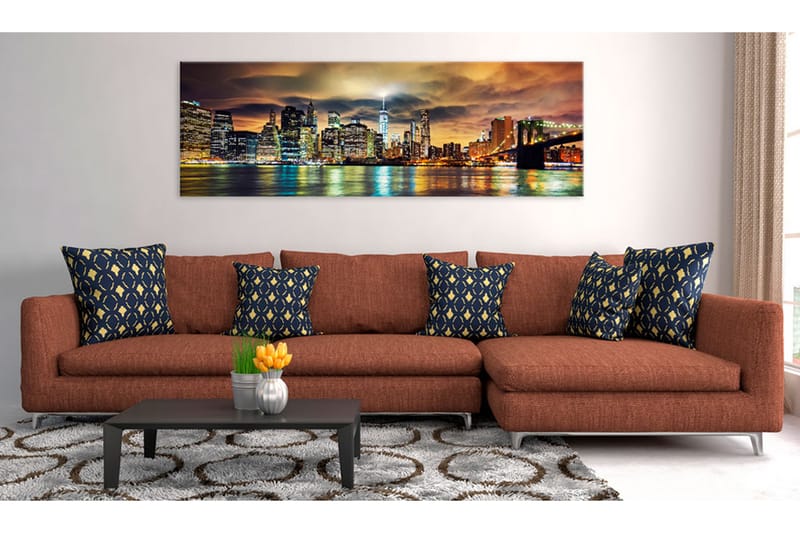 Tavla New York Sky 120x40 - Artgeist sp. z o. o. - Inredning - Tavlor & konst - Canvastavlor