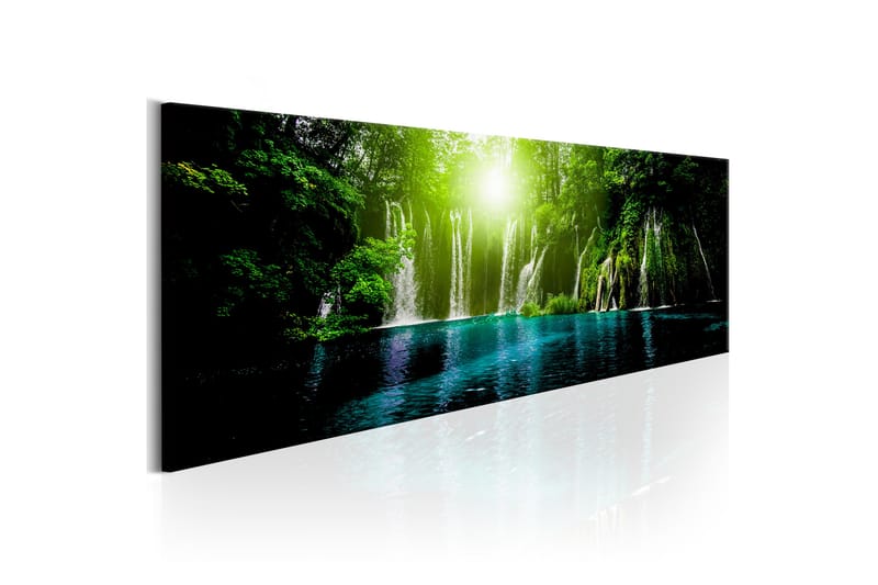 Tavla Sapphire Lake 120x40 - Artgeist sp. z o. o. - Inredning - Tavlor & konst - Canvastavlor