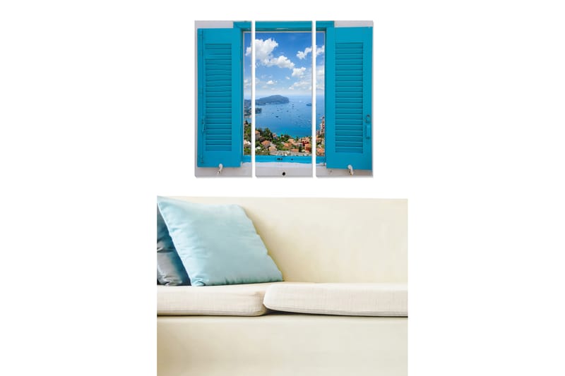 Tavla Scenic 3-pack Flerfärgad - 20x50 cm - Inredning - Tavlor & konst - Canvastavlor