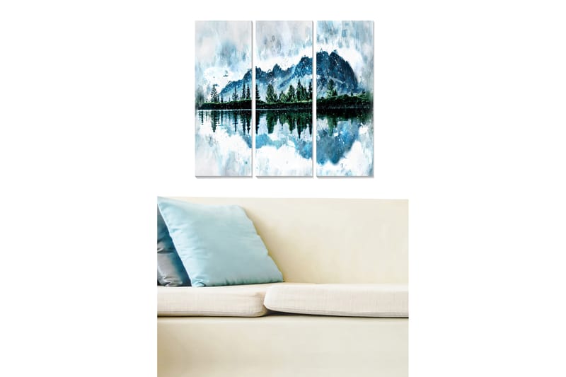 Tavla Scenic 3-pack Flerfärgad - 20x50 cm - Inredning - Tavlor & konst - Canvastavlor