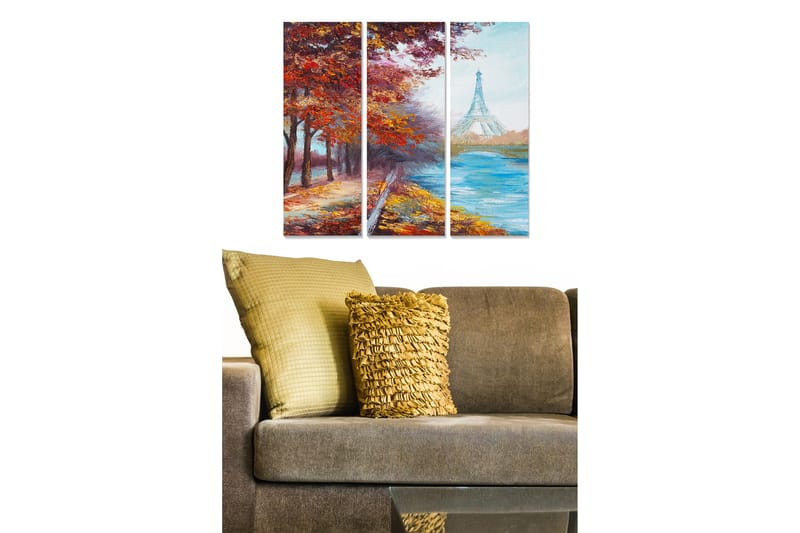 Tavla Scenic 3-pack Flerfärgad - 20x50 cm - Inredning - Tavlor & konst - Canvastavlor