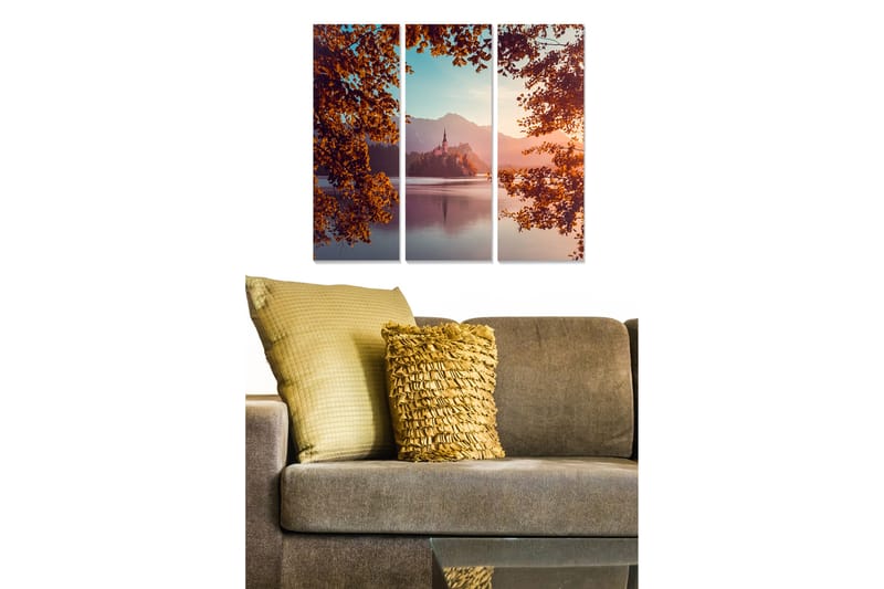 Tavla Scenic 3-pack Flerfärgad - 20x50 cm - Inredning - Tavlor & konst - Canvastavlor